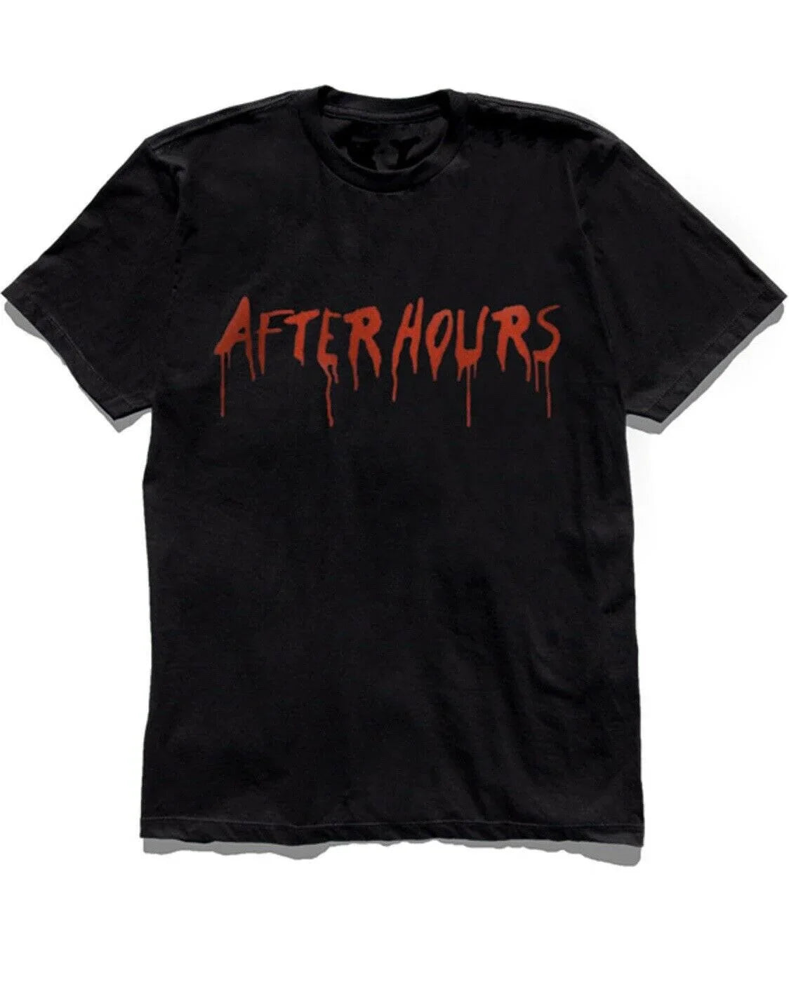 Camiseta Preta The Weeknd x Vlone After Hours Blood Drip