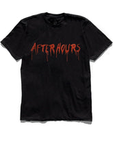 Camiseta Preta The Weeknd x Vlone After Hours Blood Drip
