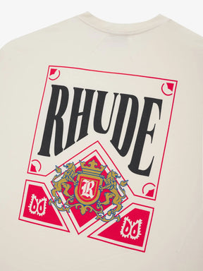 Camiseta Rhude Card 'Vintage White'