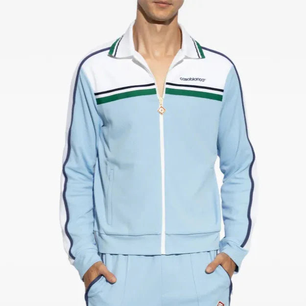 Jaqueta Casablanca Sport Logo azul