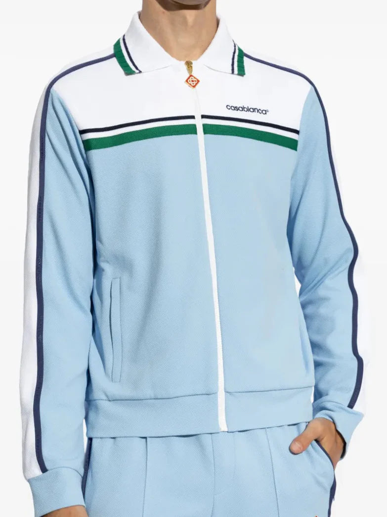 Jaqueta Casablanca Sport Logo azul
