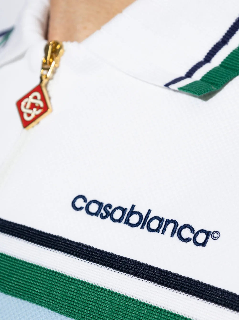 Jaqueta Casablanca Sport Logo azul