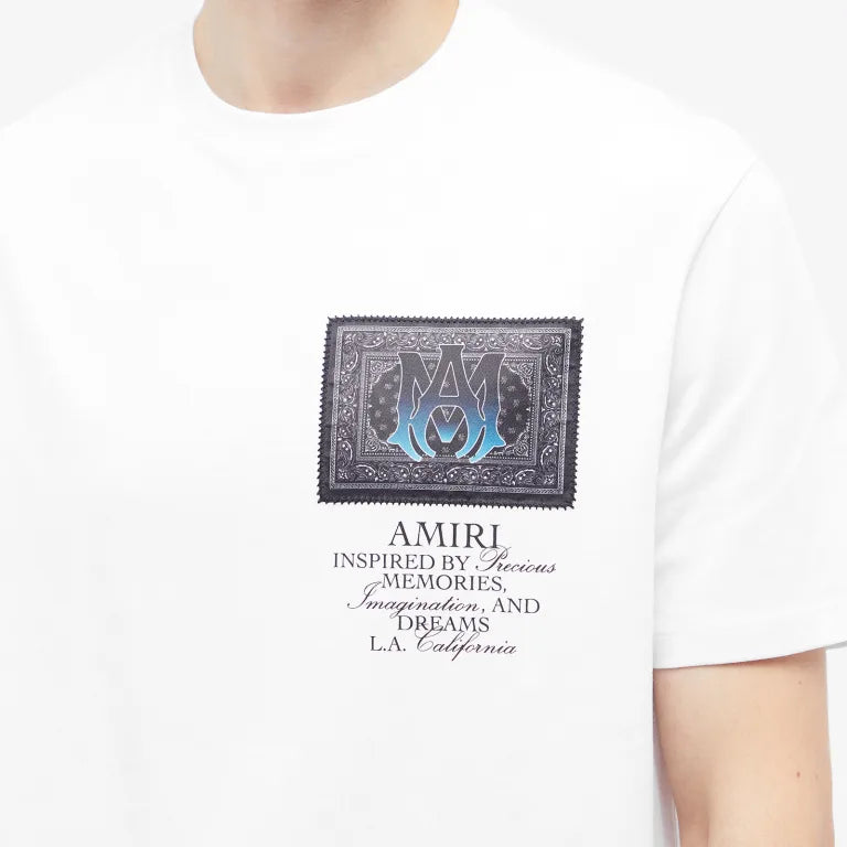 Camiseta Amiri Ma Bandana White