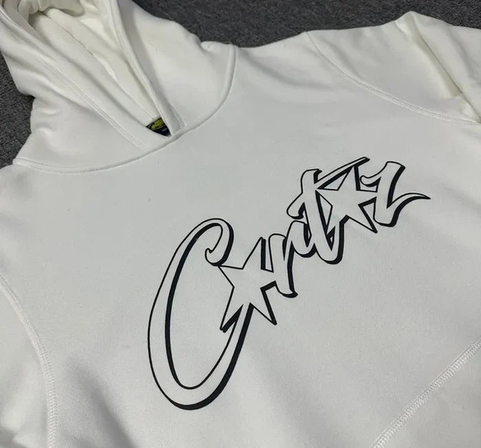 Conjunto Moletom Corteiz All White
