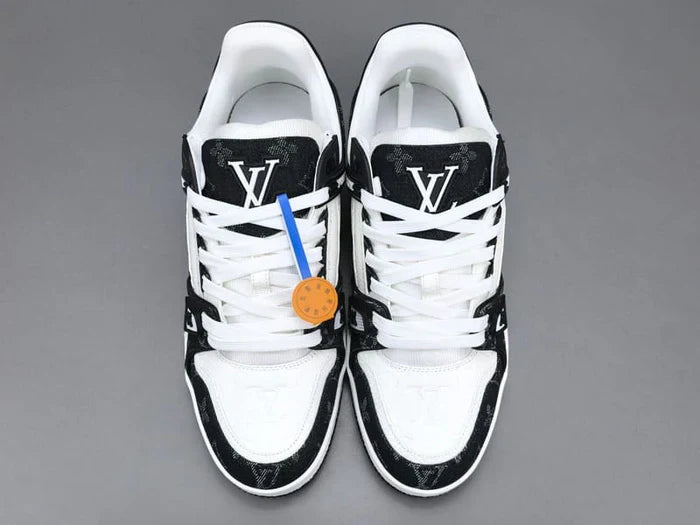 Tênis Louis Vuitton LV Trainer White Black