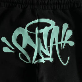 Conjunto Synaworld Logo PretoAzul