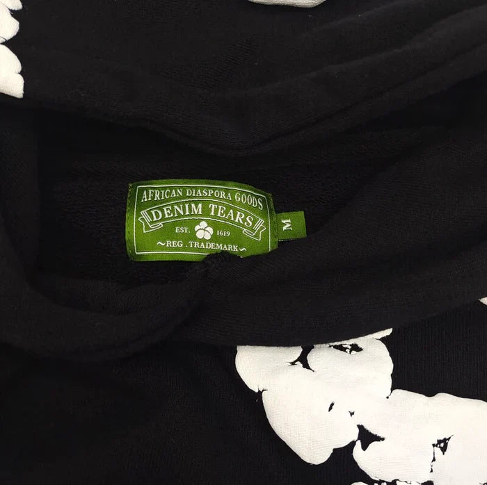 Moletom Denim Tears x CPFM Wreath Black