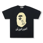 Camiseta BAPE x OVO Ape Head Black Gold