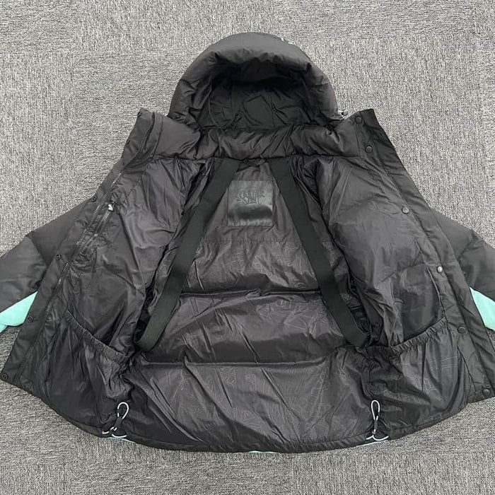 Jaqueta Puffer Synaworld Preto Azul