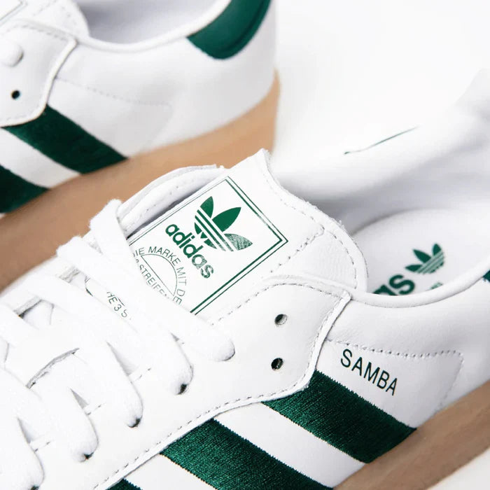 Tênis Adidas Samba Cloud White Collegiate Green
