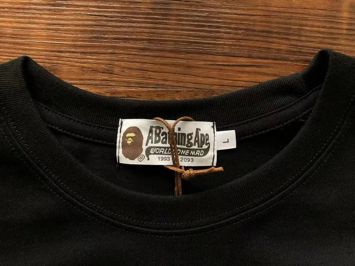 Camiseta BAPE x OVO Ape Head Black Gold