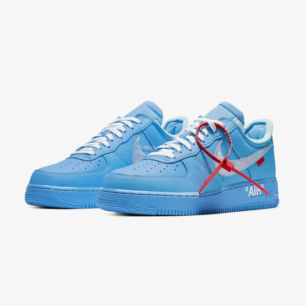 Tênis Nike X Off White Air Force 1 Low University Blue