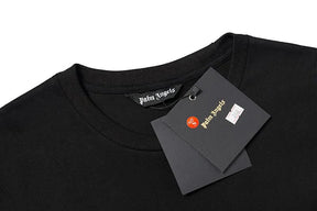 Camiseta Palm Angels Preta Flames Preta
