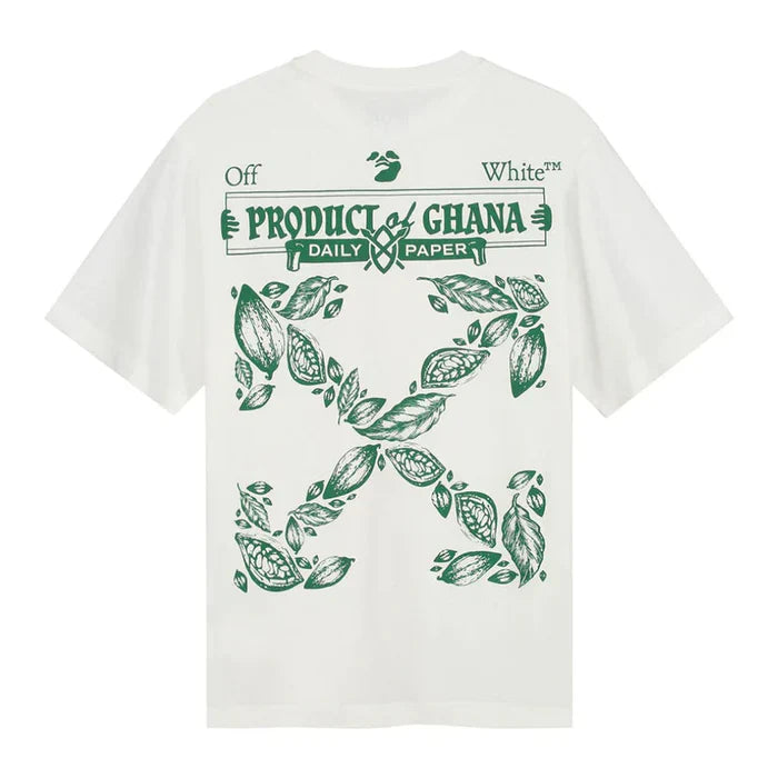 Camiseta Off-White x Daily Paper x Surf Ghana White