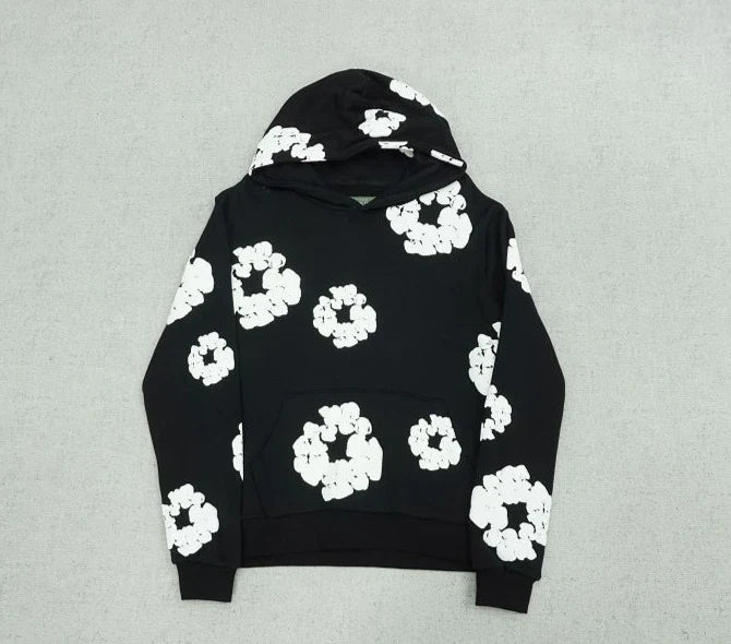 Moletom Denim Tears x CPFM Wreath Black