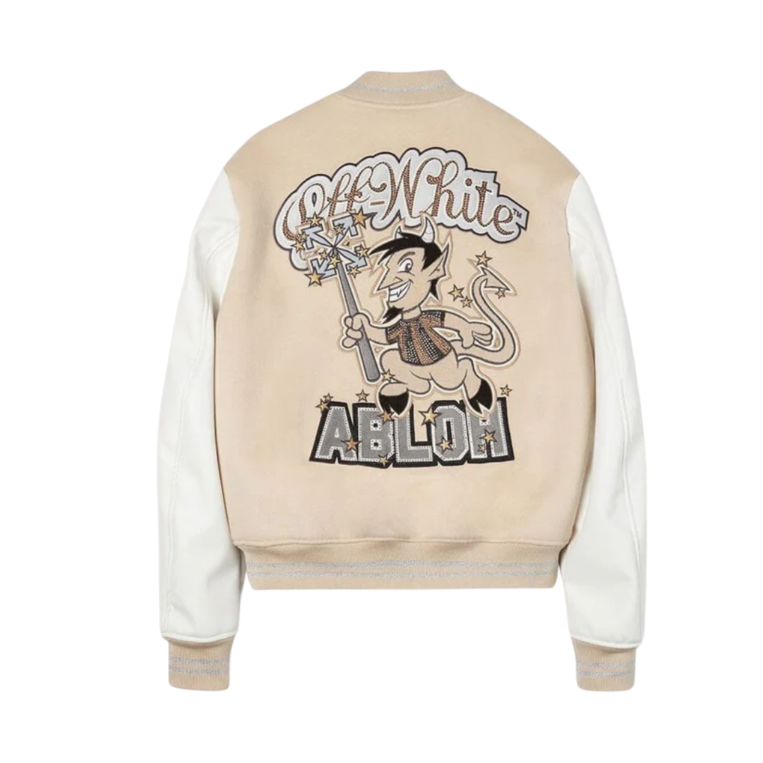 Jaqueta Varsity Off-White x AC Milan
