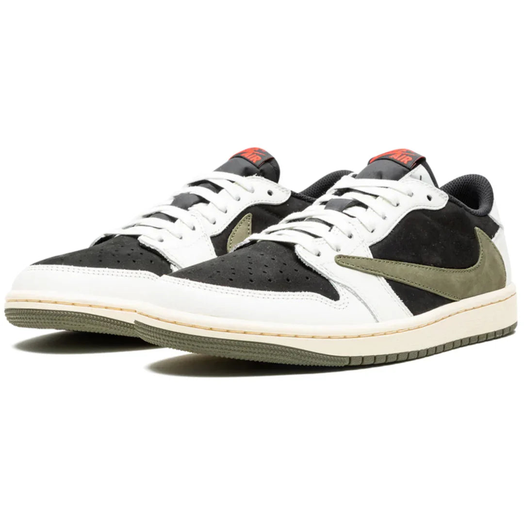 Tênis Nike Air Jordan 1 Retro Low  x Travis Scott Wmns Olive