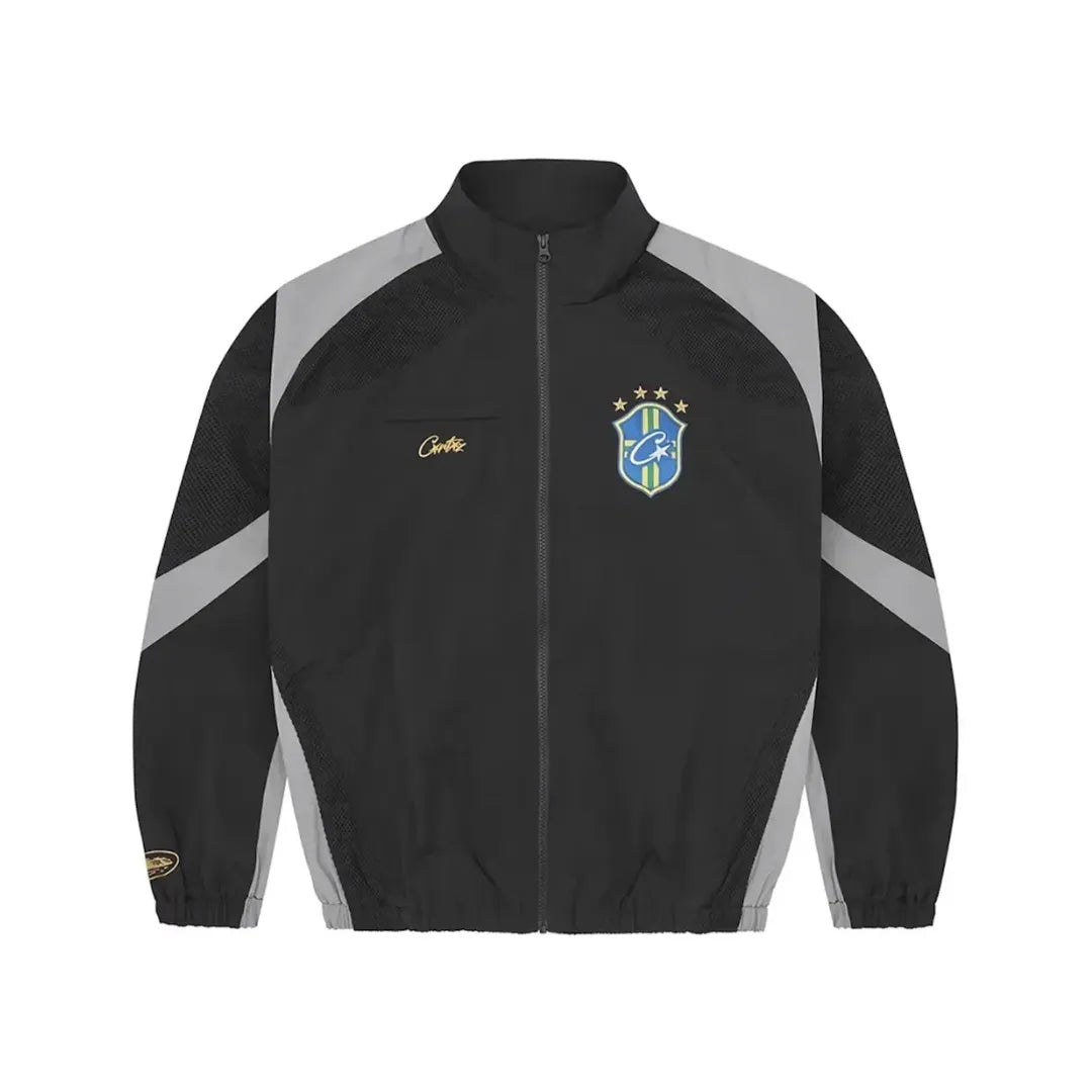 Jaqueta Corteiz Olympic Shuku Brasil Black