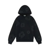 Moletom Denim Tears Cotton Wreath Black Monochrome