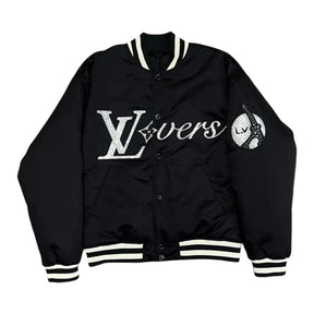 Jaqueta Louis Vuitton 'Lv Lovers' Nylon Crystal Baseball