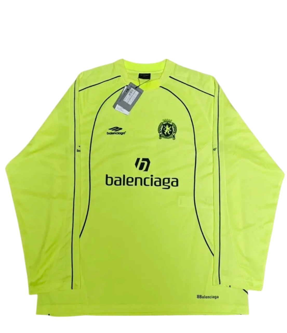 Camiseta Balenciaga BL Soccer Manga longa
