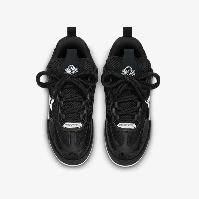 Tênis Louis Vuitton LV Skate Sneaker Black White