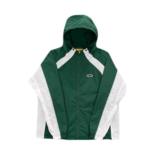Jaqueta Corta Vento Corteiz Green And White
