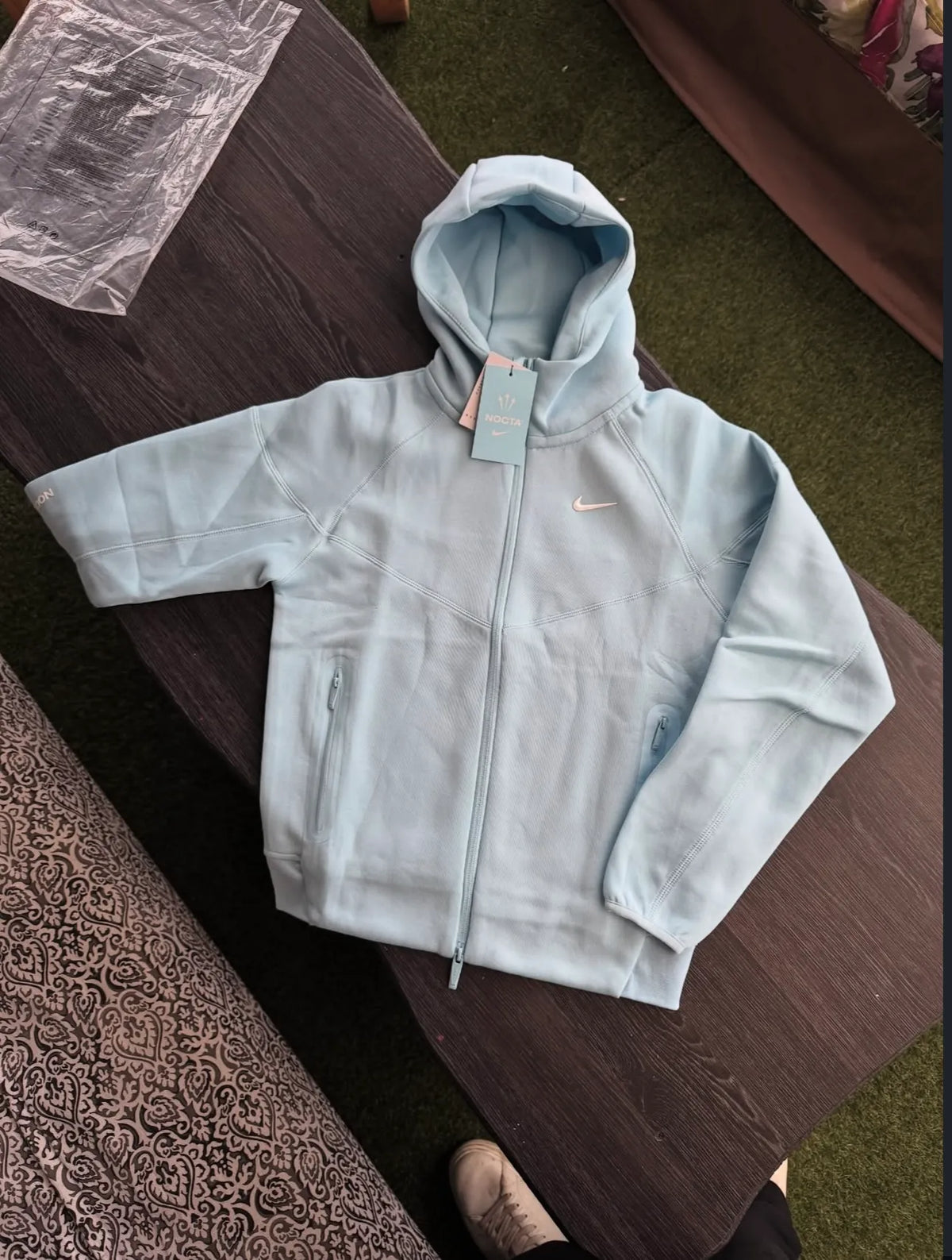 Moletom Nike x NOCTA Tech Fleece Blue Tint