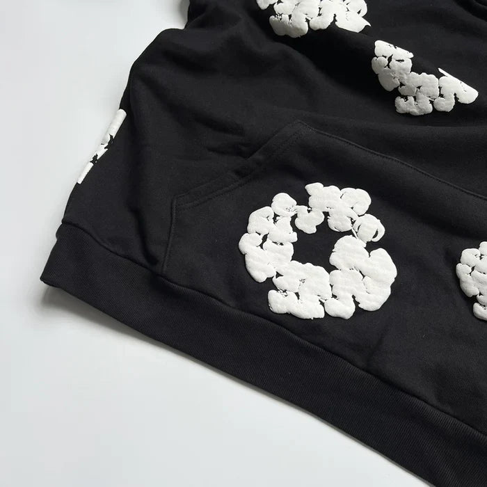 Moletom Denim Tears x CPFM Wreath Black
