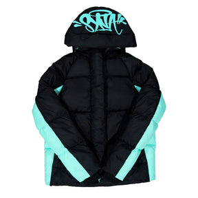 Jaqueta Puffer Synaworld Preto Azul