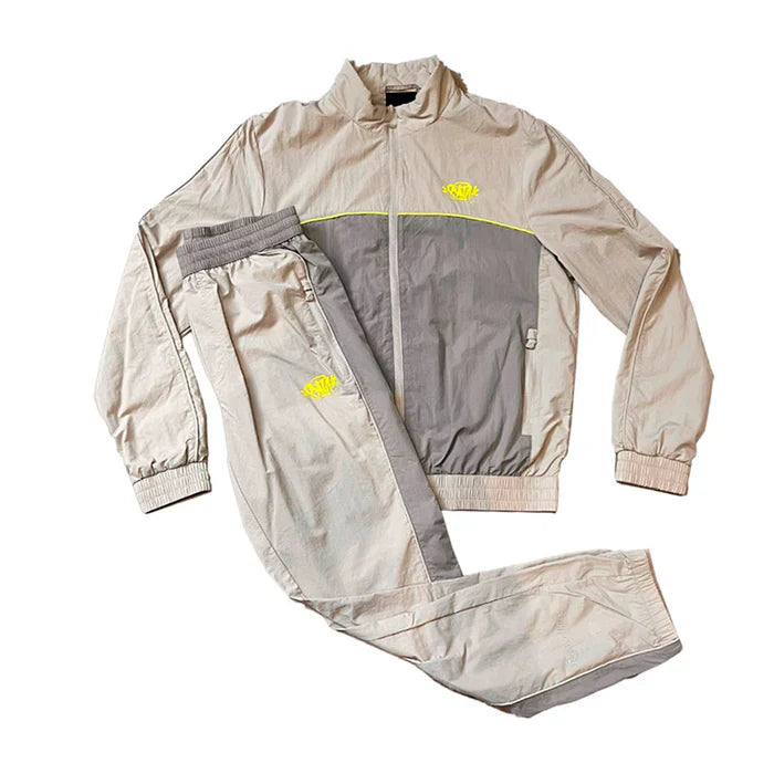 Conjunto Synaworld 'Syna Logo' Shell CinzaVerde