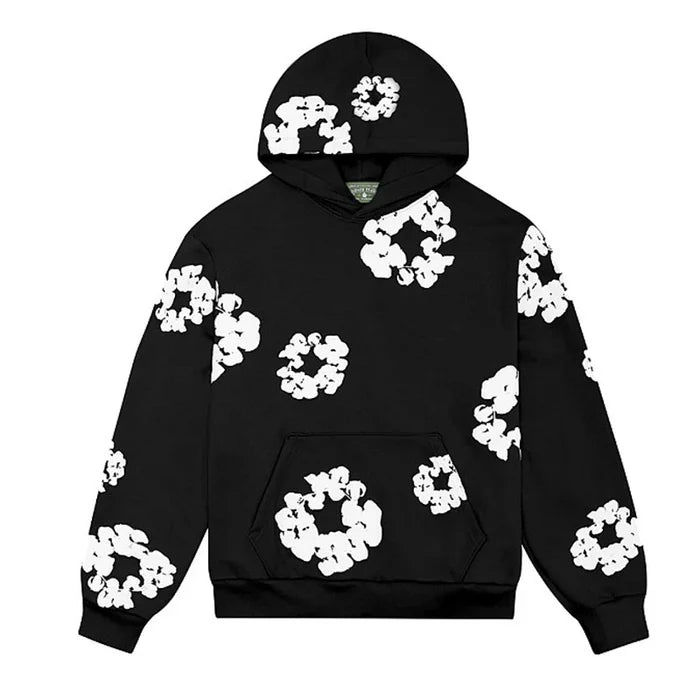 Moletom Denim Tears x CPFM Wreath Black