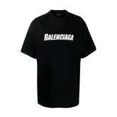 Camiseta Balenciaga Cracked Logo DistressedA