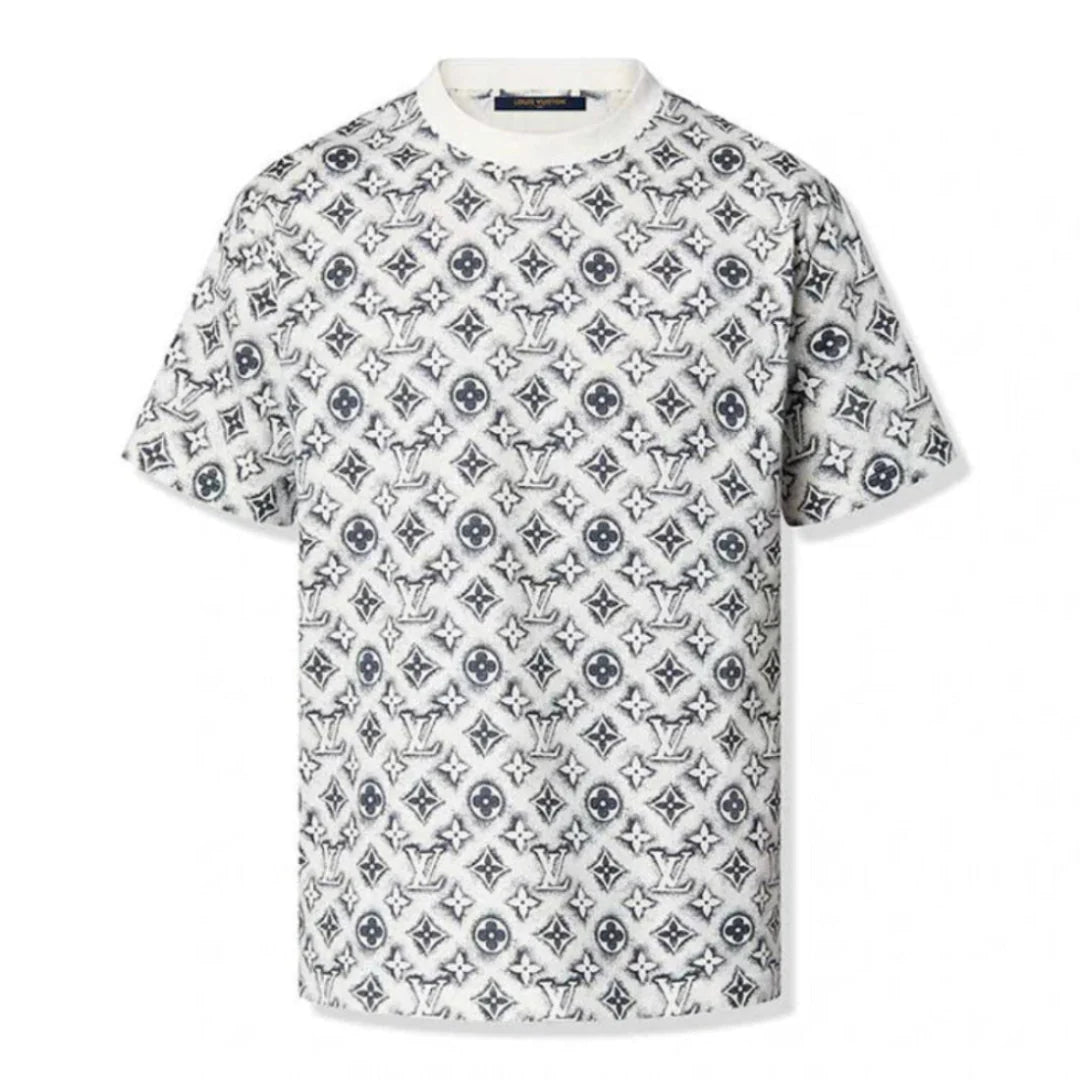 Camiseta Louis Vuitton Monogram White Deep