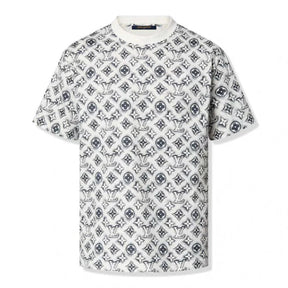 Camiseta Louis Vuitton Monogram White Deep