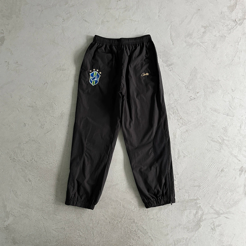 Calça Corteiz Olympic Shuku Brasil Black