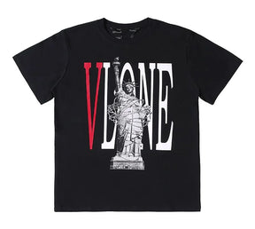 Camiseta VLONE Preta Liberty Statue