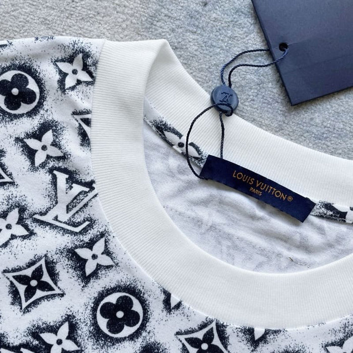 Camiseta Louis Vuitton Monogram White Deep