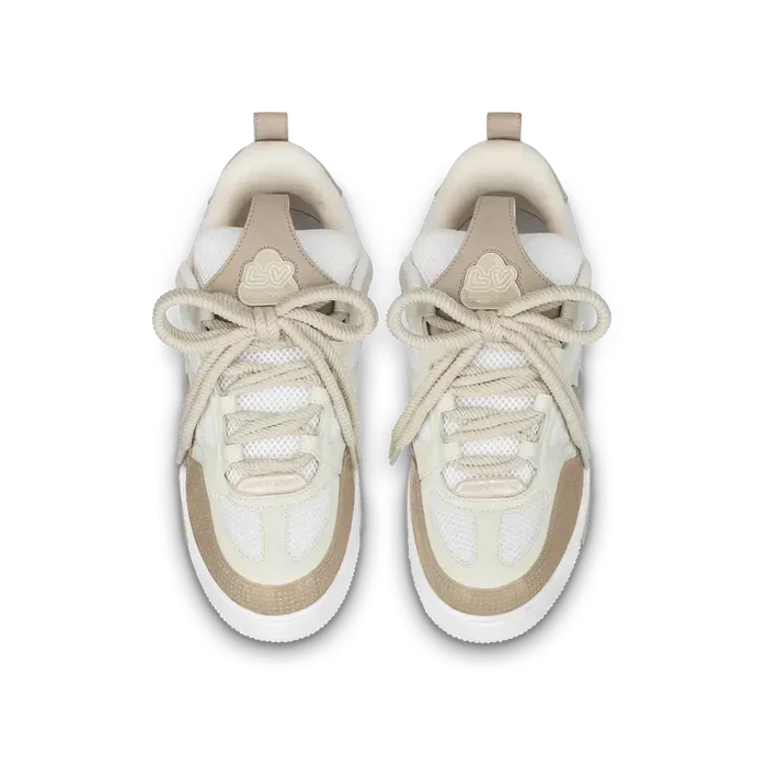 Tênis Louis Vuitton LV Skate Sneaker Beige White